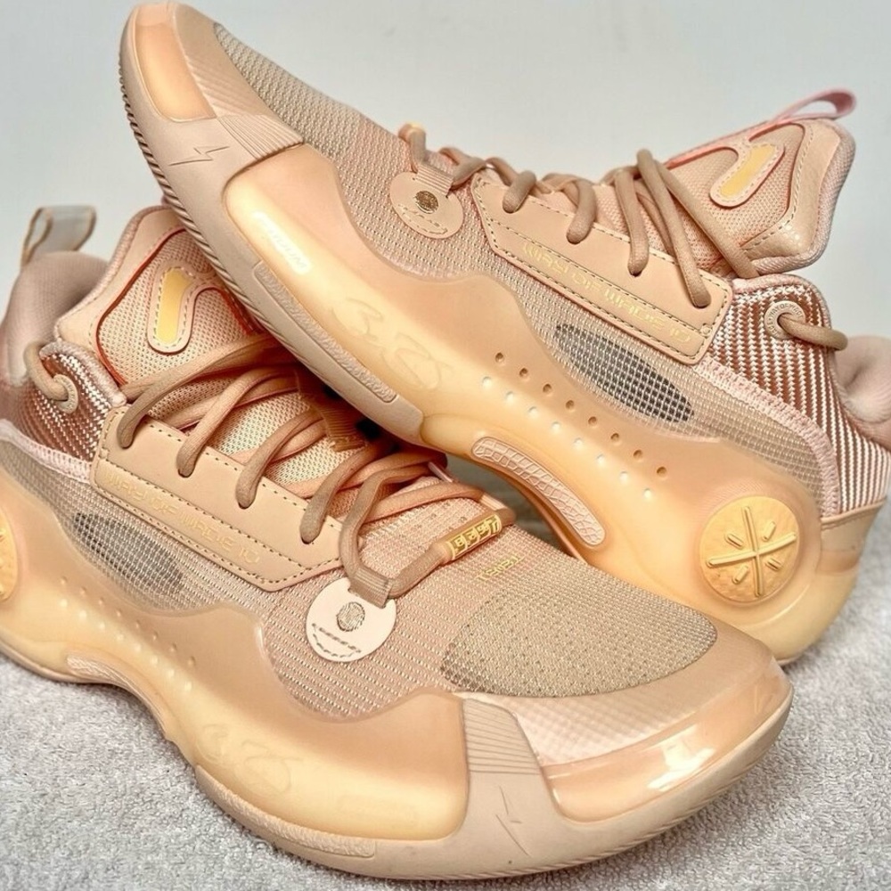 Women's Peach Athletic Sneakers
